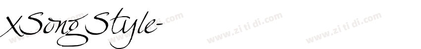 XSong Style字体转换